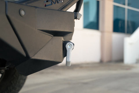 DV8 Offroad Elite Series D-Ring Shackles - Pair (Gray) - UNSK-01GR