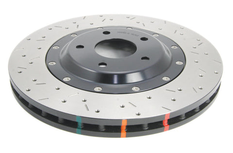 DBA 05-12 Corvette C6 w/Z06 pkg Front Drilled & Slotted 5000 Series 2 Pc Rotor w/ Black Ha - 52992BLKXS