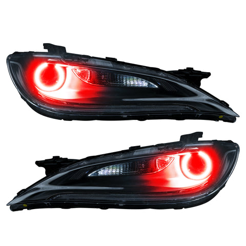 Oracle 15-17 Chrysler 0 LED Headlight Halo Kit - Red - 2397-003