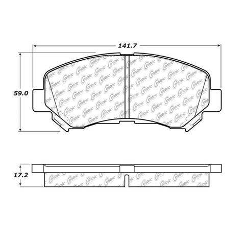 StopTech Street Touring Brake Pads - 308.13380