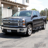 Westin 14-18 Chevrolet Silverado 1500 DC 6.5ft Bed HDX Drop W2W Nerf Step Bars - Tex. Blk - 56-534595