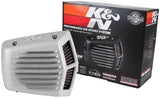 K&N Street Metal Intake System 08-16 Harley-Davidson Shaker Silver H/D Touring Models - RK-3951S