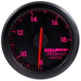 Autometer Airdrive 2-1/6in Wideband Air / Fuel Gauge 10:1-17:1 ARF Range - Black - 9178-T