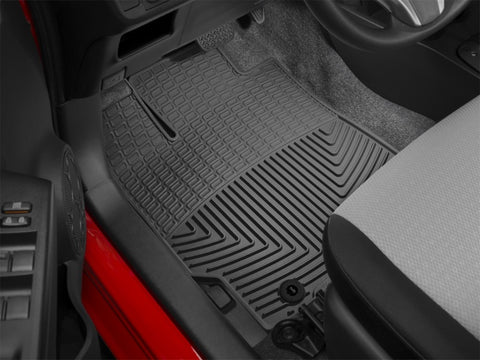 WeatherTech 12+ Toyota Yaris Front Rubber Mats - Black - W263