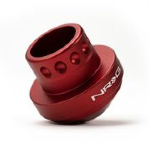 NRG Short Hub Adapter 92-95 Honda Civic / 92-96 Prelude / 90-93 Accord - Matte Red - SRK-RL110H-RD