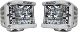 Rigid Industries D-SS - Spot - Set of 2 - White Housing - 862213