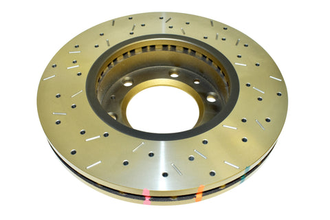 DBA 2010+ Ford Ranger 4000 XS Cross-Drilled & Slotted Series Front Rotor - 42132XS