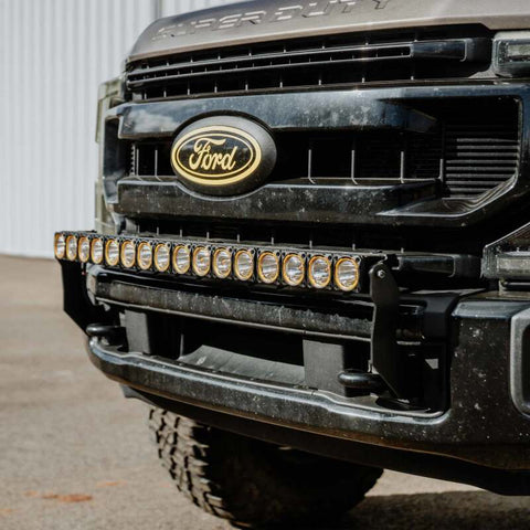 KC HiLiTES 2017+ Ford Super Duty Front Bumper Light Bar Mount For 40in Flex Era LED Light Bar - 7354