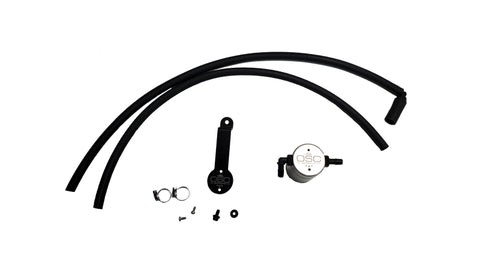 J&amp;L 18-24 Toyota Camry 3.5L V6 Oil Separator 3.0 Passenger Side - Clear Anodized - 3116P-C