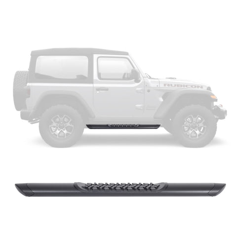 Go Rhino V-Series V3 Side Step - Universal 57in. (No Drill/Mounting Brkt Req.) - Tex. Blk - V300057T