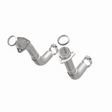 MagnaFlow 66-72 Chevy C10 Pickup V8 2-Piece Front Exhuast Pipe Kit (2in Tubing/Clamps/Inlet Flanges) - 15380