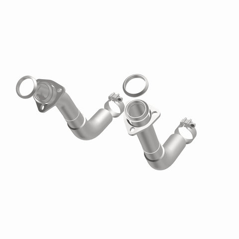 MagnaFlow 66-72 Chevy C10 Pickup V8 2-Piece Front Exhuast Pipe Kit (2in Tubing/Clamps/Inlet Flanges) - 15380