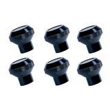 Rugged Ridge Billet Aluminum Dash Knob Set Black 76-86 Jeep CJ - 11420.02