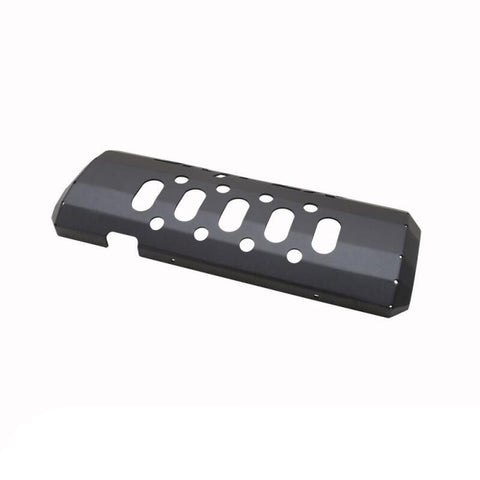 Westin/Snyper 07-17 Jeep Wrangler Muffler Skid Plate - Textured Black - 42-21045