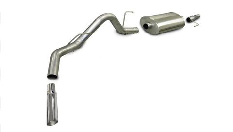 Corsa 2006-2008 -08 Ford F-150 SuperCrew/6.5ft Bed 4.6L V8 Polished Sport Cat-Back Exhaust - 24383