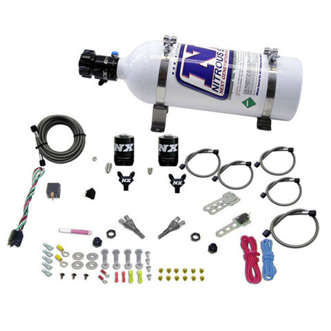 Nitrous Express 08-10 Dodge Viper EFI Dual Nozzle (100-300HP) w/o Bottle - 20325-00