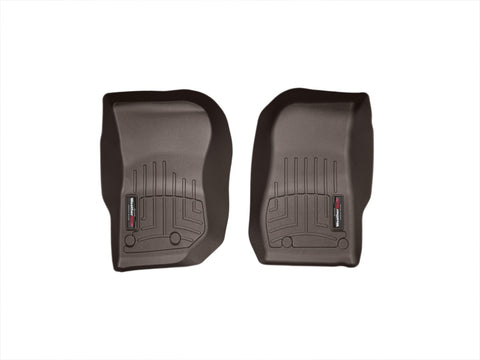 WeatherTech 14-16 Jeep Wrangler Front FloorLiners - Cocoa - 475731