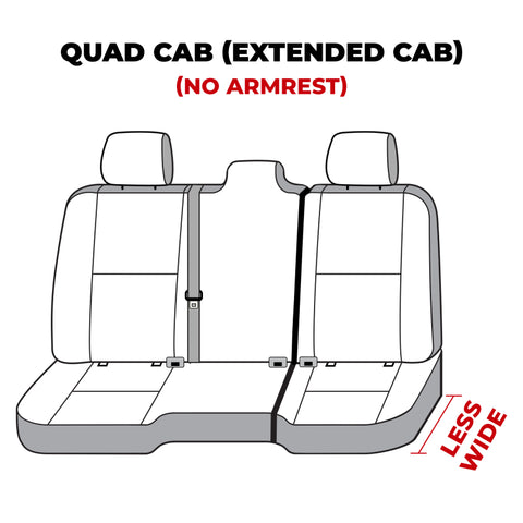 Covercraft 19-23 Dodge RAM 1500 Polycotton SeatSaver Custom Second Row Seat Covers - Grey - SS8537PCGY