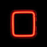 AlphaRex 18-23 Jeep Wrangler JL NOVA Prismatic LED Taillights Alpha-Black - 602010