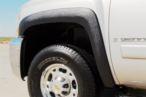 Lund 07-13 Chevy Silverado 1500 SX-Sport Style Smooth Elite Series Fender Flares - Black (2 Pc.) - SX106SA