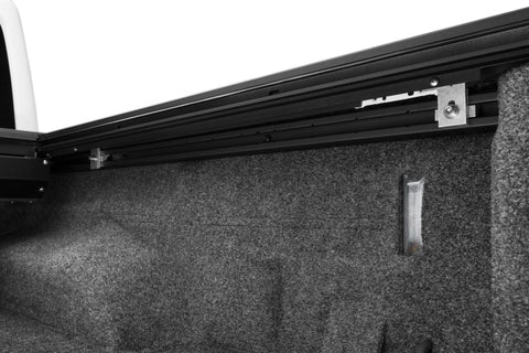 Rugged Ridge 20-22 Jeep Gladiator w/Trail Rail Sys Armis Tonneau Cover w/Max Track - Tex. Blk - 13550.35