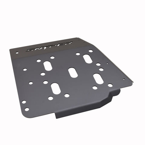Westin/Snyper 07-17 Jeep Wrangler Transfer Case Skid Plate - Textured Black - 42-21025