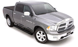 Lund 07-17 Chevy Silverado 1500 Crew Cab 6in. Oval Straight Black Nerf Bars - Black - 22268768
