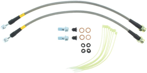 StopTech 11-14 Jeep Grand Cherokee (all) Stainless Steel Front Brake Lines - 950.58001