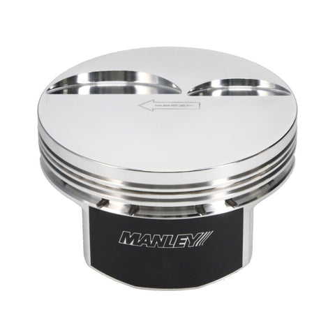 Manley Small Block Chevrolet LS Series 4.005in Bore 4in Stroke 4cc Flat Top Piston Set - 592605C-8