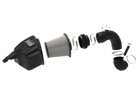 aFe 07-09 Ram 2500/3500 Cummins L6-6.7L (td) Quantum Cold Air Intake System w/ Pro Dry S Filter - 53-10026D