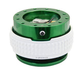 NRG Quick Release Kit - Pyramid Edition - Green Body / Glow In The Dark Pyramid Ring - SRK-210GN/GL