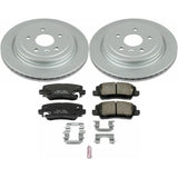 Power Stop 14-18 Cadillac CTS Rear Z17 Evolution Geomet Coated Brake Kit - CRK6991