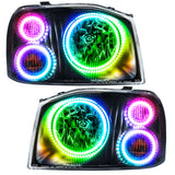 Oracle 01-04 Nissan Frontier SMD HL - Triple Halo - ColorSHIFT w/o Controller - 8905-334
