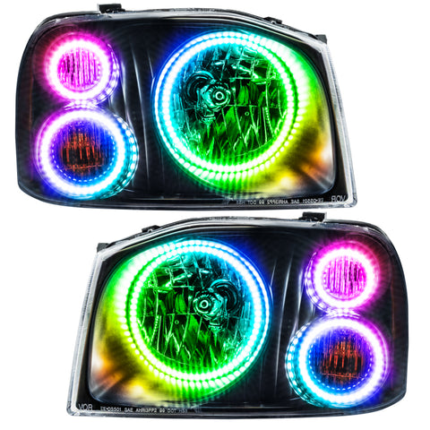 Oracle 01-04 Nissan Frontier SMD HL - Triple Halo - ColorSHIFT w/o Controller - 8905-334