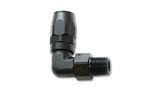 Vibrant Male NPT 90 Degree Hose End Fitting -8AN - 1/4 NPT - 26903