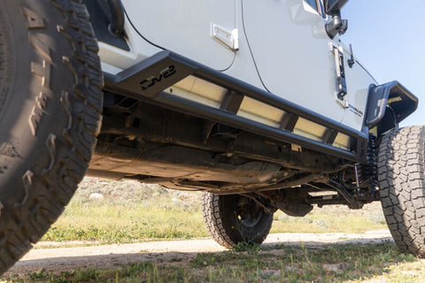 DV8 Offroad 2007-2018 Jeep Wrangler JK 4-Door Rock Sliders - SRJK-07
