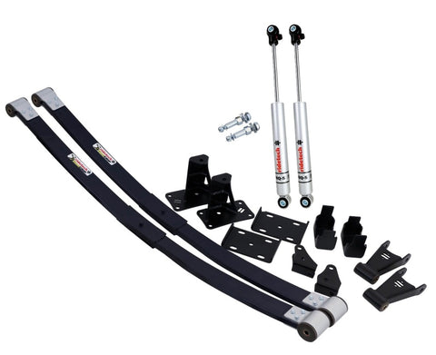 Ridetech 73-87 Chevrolet C10 Composite Leaf Springs w/ RQ-S Shocks - 6in Drop - Rear - 11364813