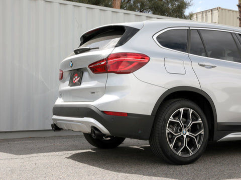 aFe MACHForce XP Exhausts Axle-Back 15-21 BMW X1 2.0L (t) (SS w/Black Tips) - 49-36349-B