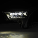 AlphaRex 22-23 Toyota Tundra NOVA-Series Headlights Black w/Amber DRL - Req 810029 OR 810030 - 880872
