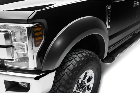 Bushwacker 17-18 Ford F-250 Super Duty Extend-A-Fender Style Flares 4pc - Black - 20943-02
