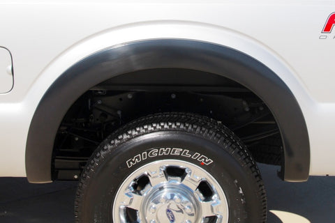 Lund 11-16 Ford F-250 SX-Sport Style Rear Textured Elite Series Fender Flares - Black (2 Pc.) - SX314TB