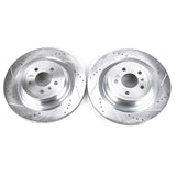 Power Stop 13-16 Mercedes-Benz GL350 Rear Evolution Drilled & Slotted Rotors - Pair - EBR1600XPR