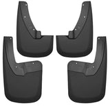 Husky Liners 09-17 Dodge Ram 1500/2500 Both w/ OE Fender Flares Front and Rear Mud Guards - Black - 58186
