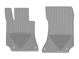 WeatherTech 2015-2018 Mercedes-Benz CLS-Class Front Rubber Mats - Grey - W357GR