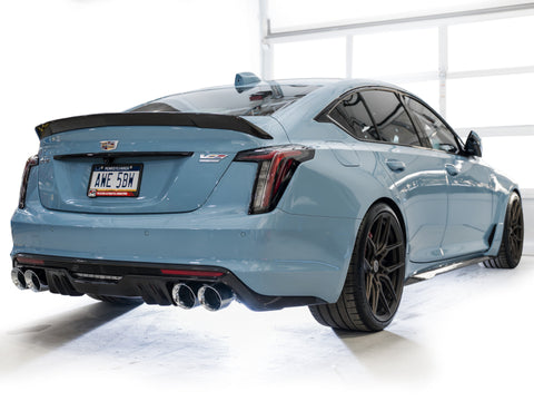 AWE Tuning 22-26 Cadillac CT5-V Blackwing SwitchPath Exhaust - Chrome Silver Tips - 3025-42562