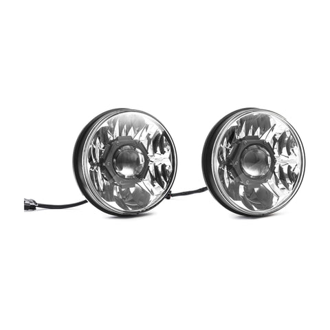 KC HiLiTES 18-20 Jeep JL/JT 7in. Gravity LED Pro DOT Approved Replacement Headlight (Pair Pack Sys) - 42342