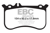 EBC 10-11 Mercedes-Benz CL550 5.5 AMG Sport Pkg Yellowstuff Front Brake Pads - DP42138R