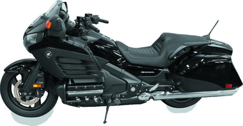 Mustang 13-17 Honda Gold Wing F6B Touring Fastback 1PC Seat Tuck & Roll - Black - 76841