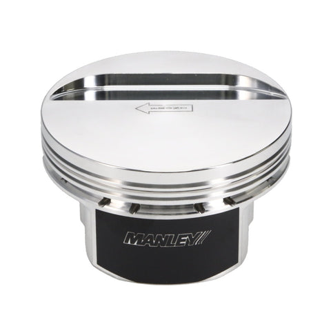 Manley Chevrolet LS Series 4.000in Stroke 4.125in Bore -5cc Flat Top Standard Pistons - Set of 8 - 592300C-8