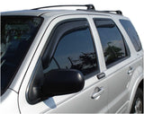 AVS 01-07 Ford Escape Ventvisor In-Channel Front & Rear Window Deflectors 4pc - Smoke - 194059
